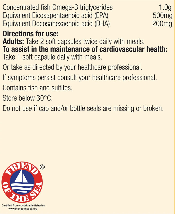 Metagenics Omegagenics High Strength Fish Oil 240c