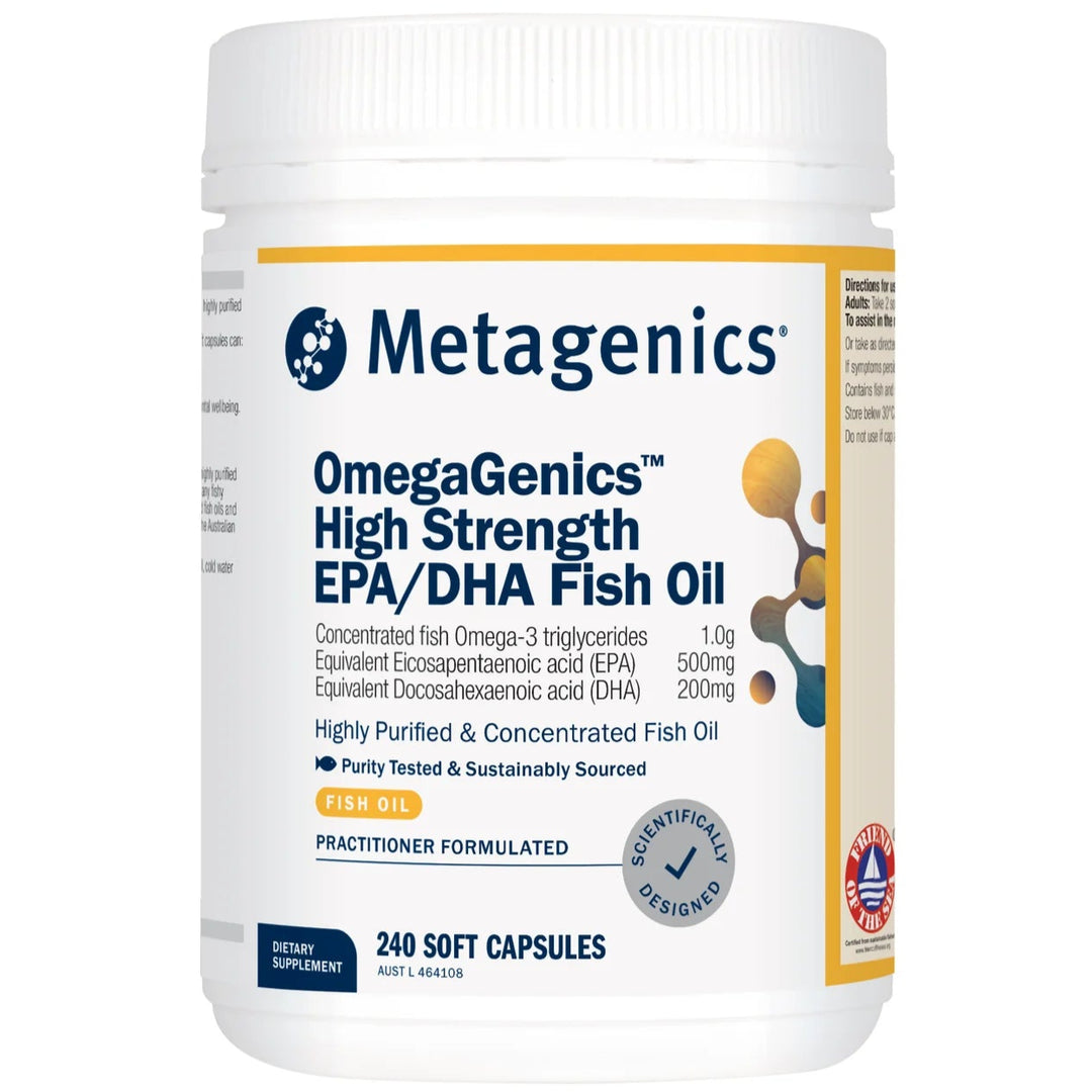 Metagenics Omegagenics High Strength Fish Oil 240c