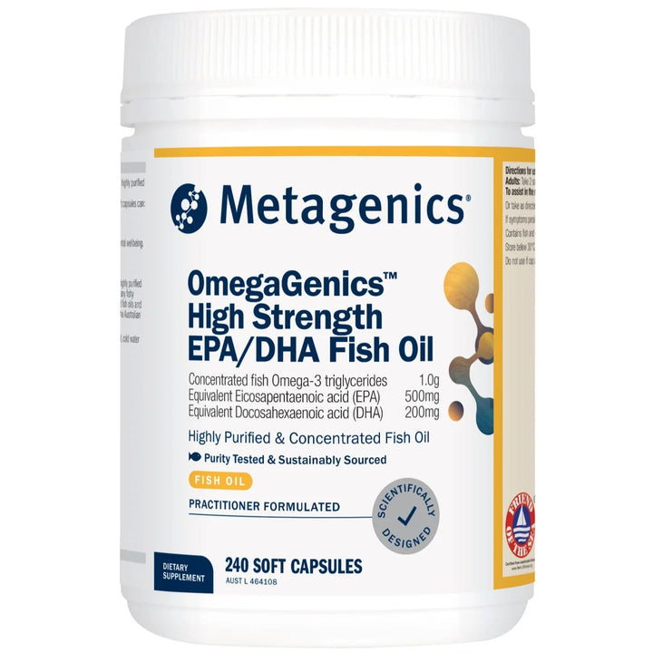 Metagenics Omegagenics High Strength Fish Oil 240c