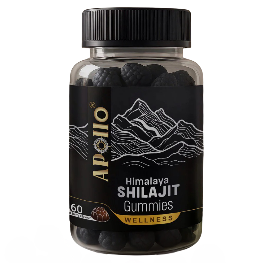 Apollo Himalayan Shilajit Gummies 60 Pieces