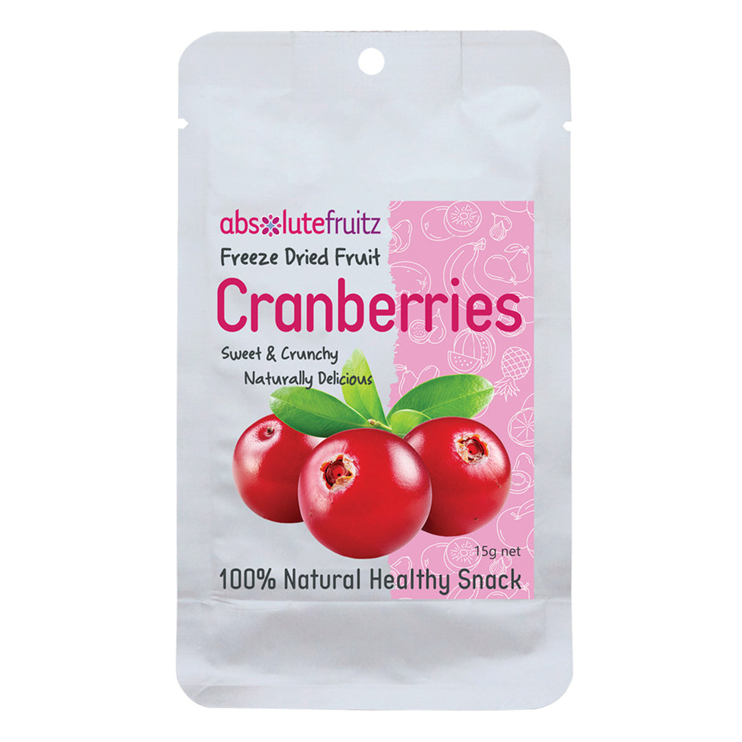 Absolute Fruitz Freeze Dried Cranberries 15g