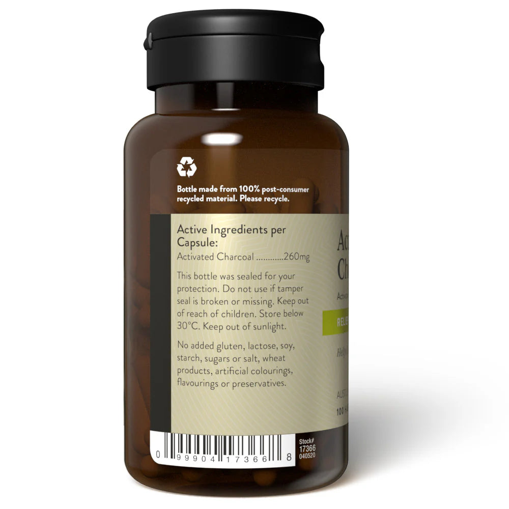 Natures Sunshine Activated Charcoal 100c