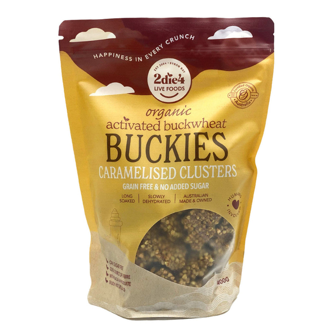 2die4 Activated Organic Buckies Caramelised 400g