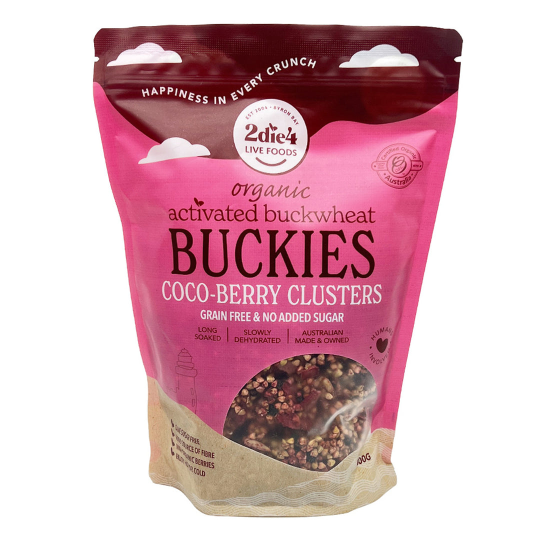 2die4 Activated Organic Buckies Coco Berry 400g