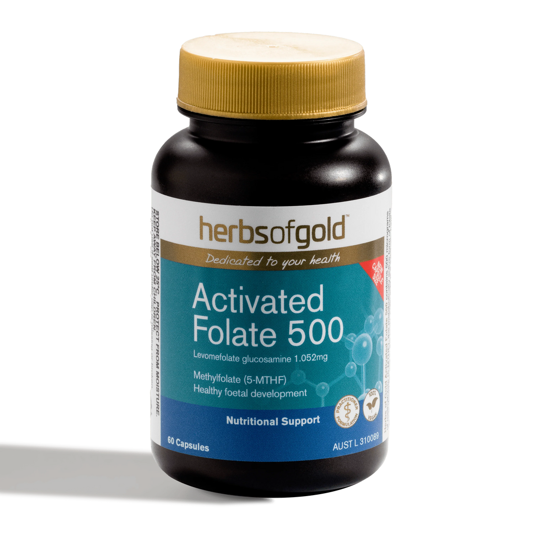 Herbs Of Gold Activated Folate 500 60c