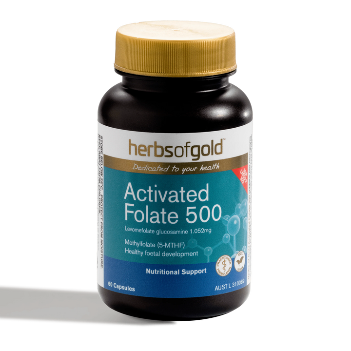 Herbs Of Gold Activated Folate 500 60c