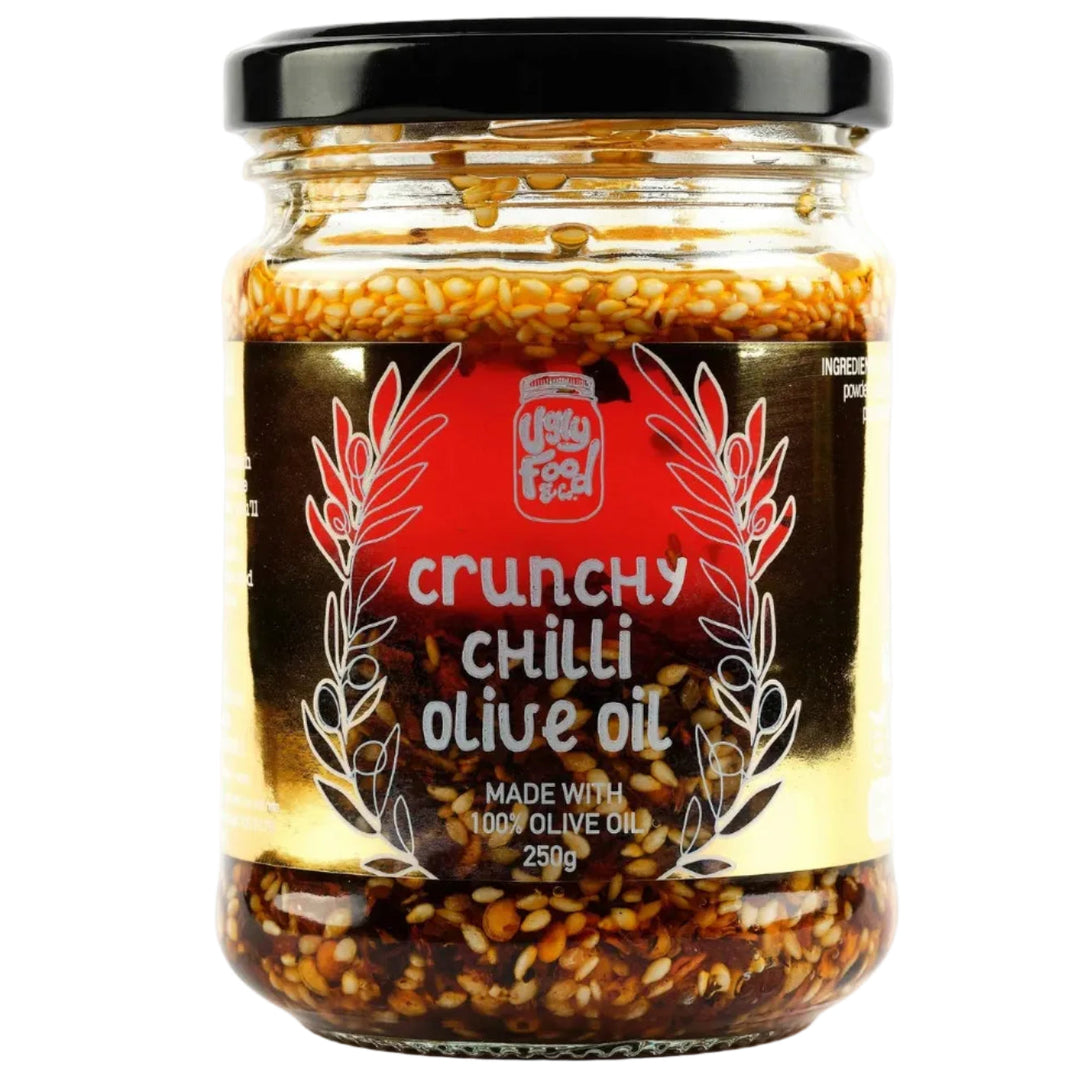 Ugly Food & Co Crunchy Chilli Olive Oil 250g