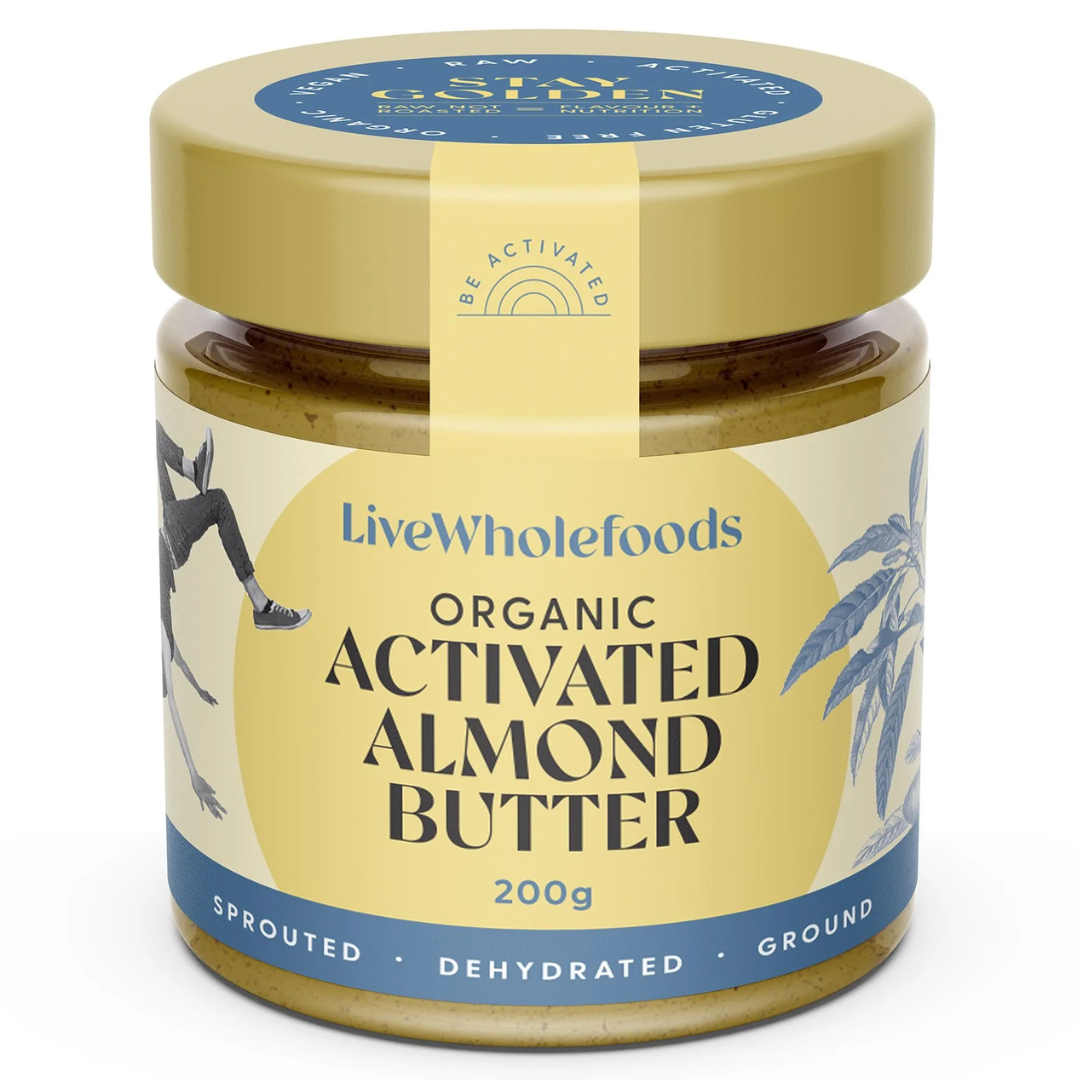 Live Wholefoods Organic Activated Almond Butter 200g