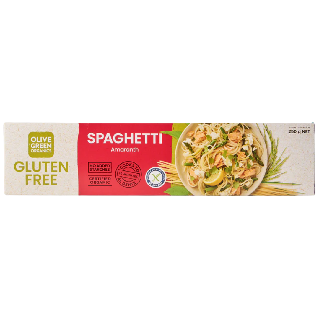 Olive Green Organics Amaranth Spaghetti 250g