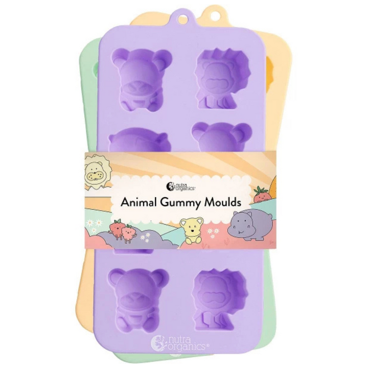 Nutra Organics Gummy Moulds Animal 3 Pack