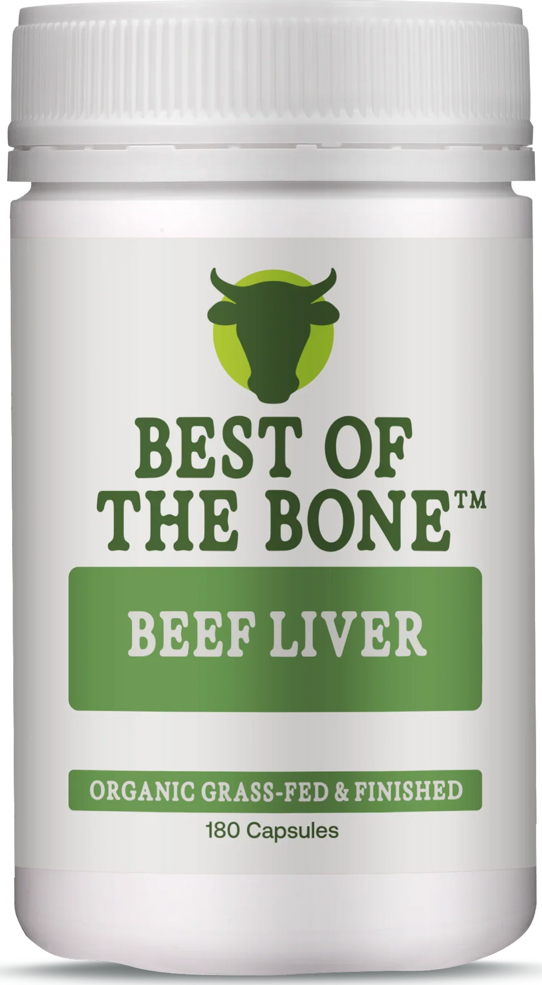 Best Of The Bone Beef Liver Capsules 180c
