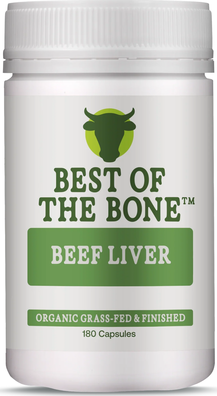 Best Of The Bone Beef Liver Capsules 180c