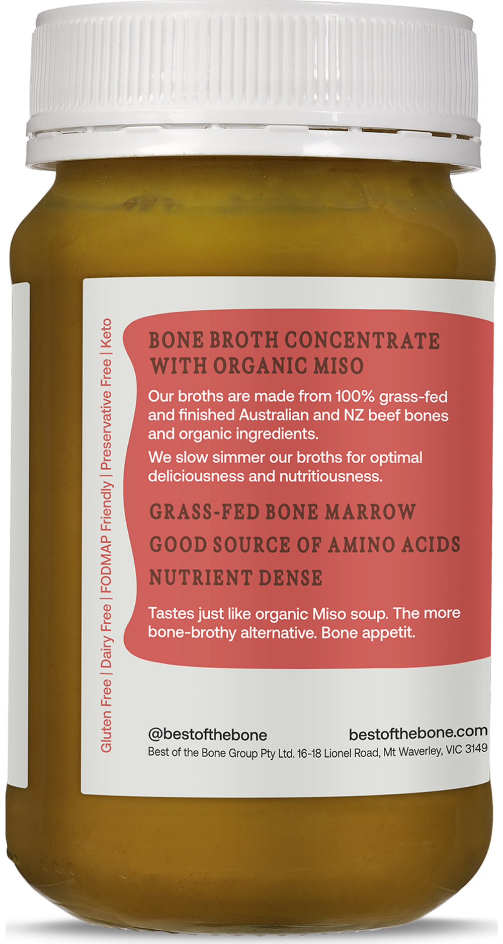 Best Of The Bone Turmeric Ginger Broth Concentrate 350g