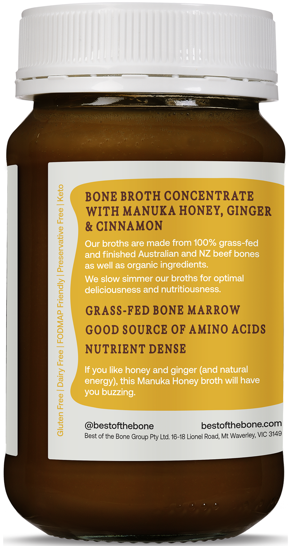 Best Of The Bone Turmeric Ginger Broth Concentrate 350g