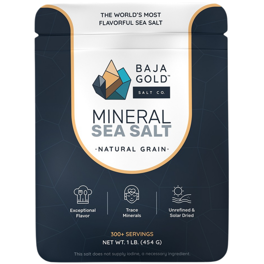Baja Gold Signature Mineral Salt Coarse Natural Grain 454g