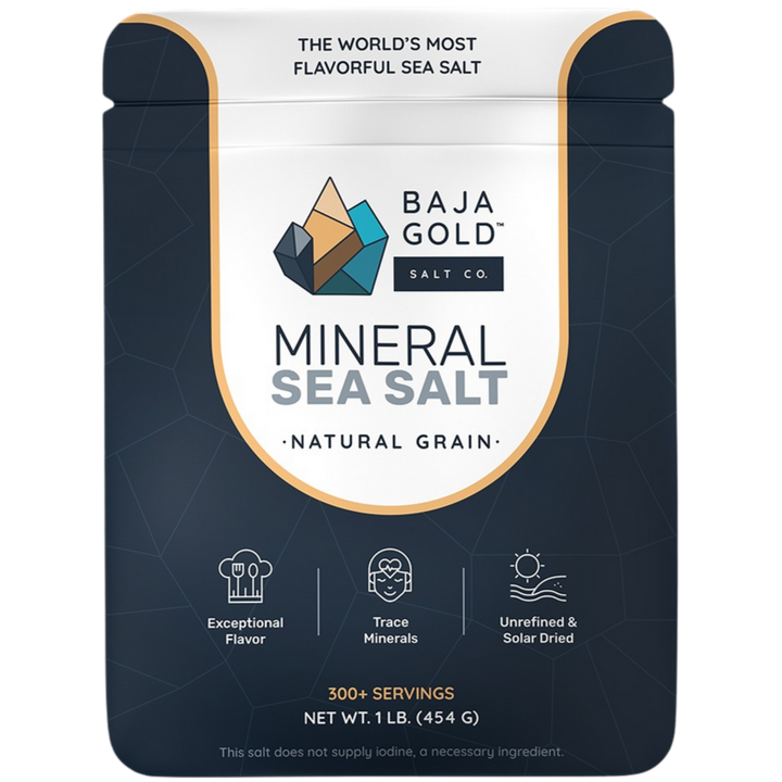 Baja Gold Signature Mineral Salt Coarse Natural Grain 454g
