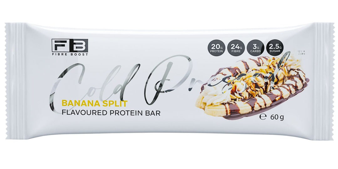 Fibre Boost Cold Pressed Protein Bar Banana Split 50g