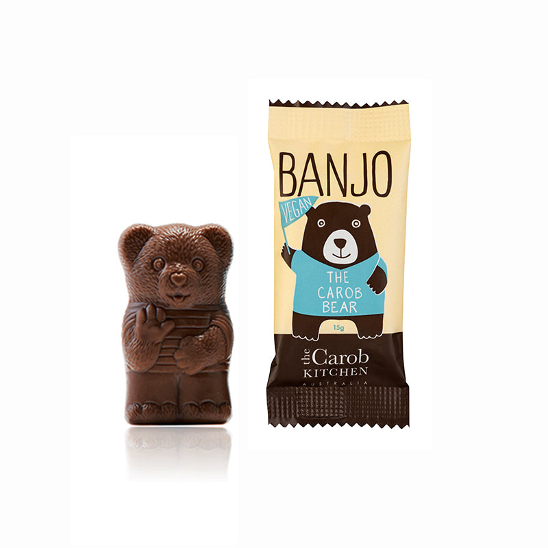 Carob Kitchen Banjo Bear Vegan 15g