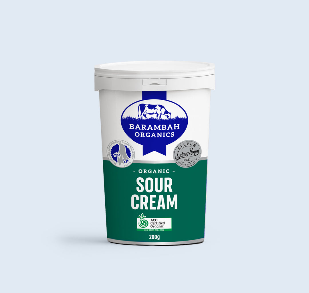 Barambah Organic Sour Cream 200g