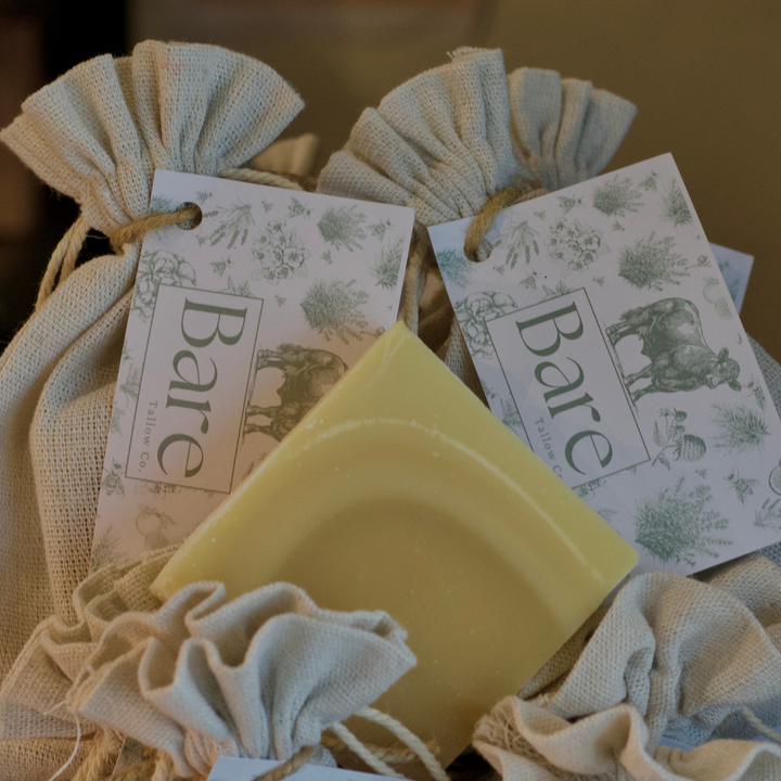 Bare Tallow Co Unscented Soap Bar