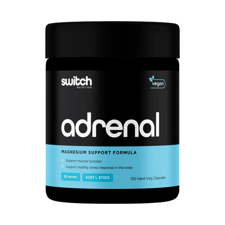 Switch Nutrition Adrenal Magnesium Support Formula 120c