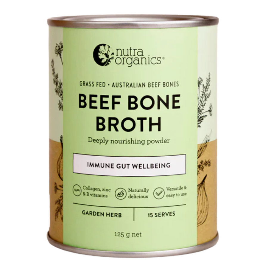 Nutra Organics Beef Bone Broth Turmeric 125g