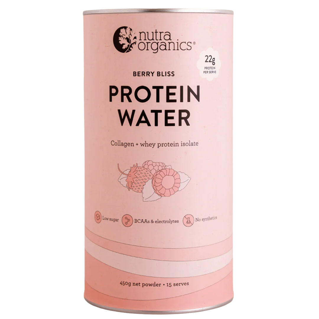 Nutra Organics Protein Water Berry Bliss 450g