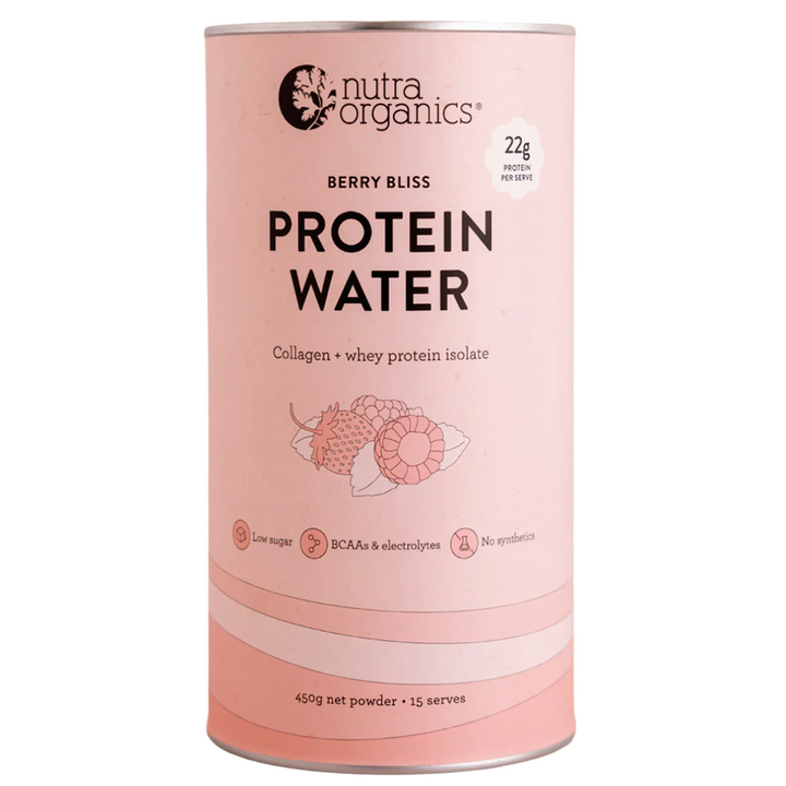 Nutra Organics Protein Water Berry Bliss 450g