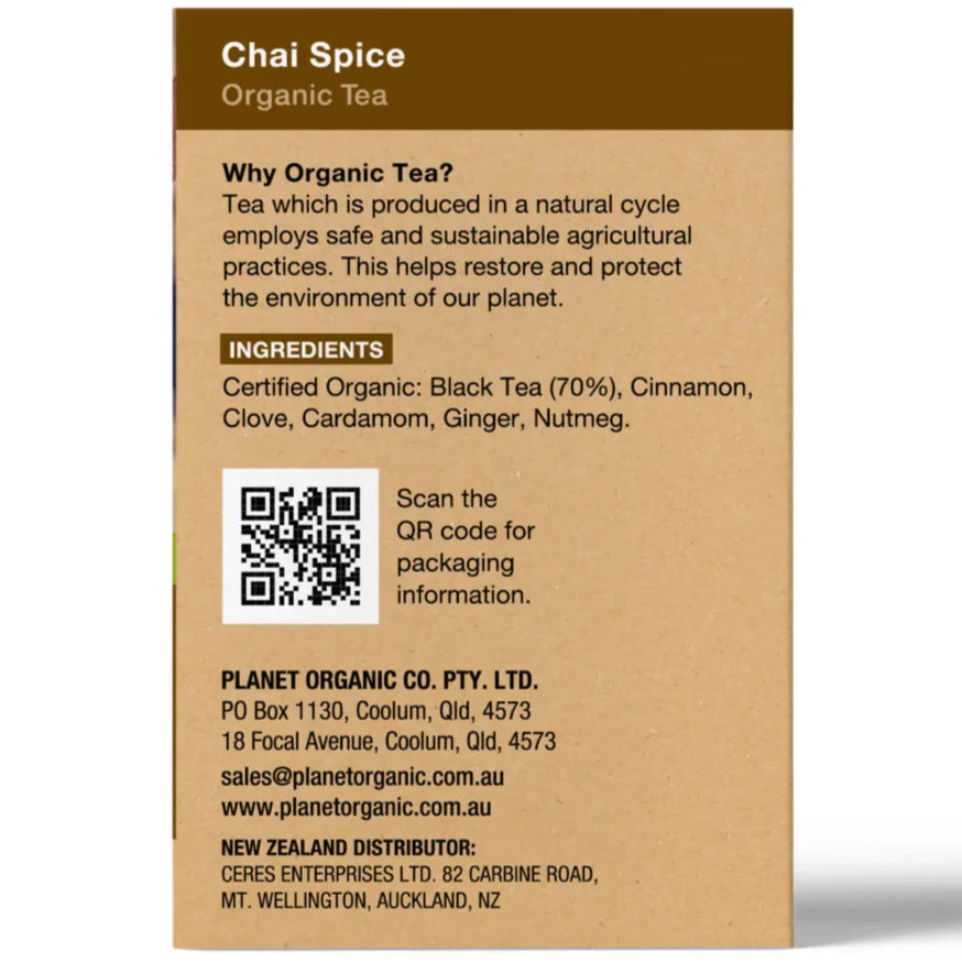 Planet Organic Chai Spice Tea