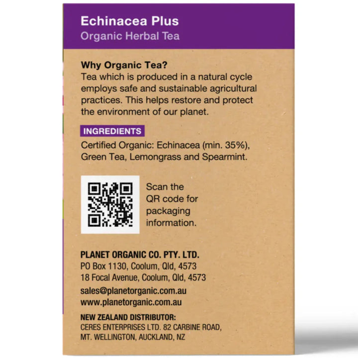 Planet Organic Echinacea Tea 25tb