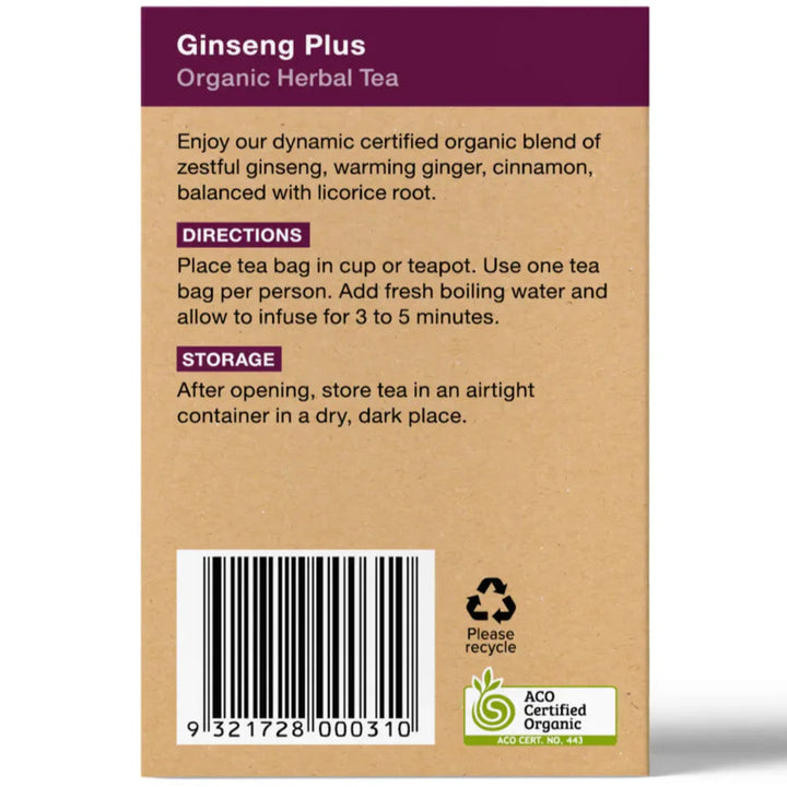 Planet Organic Ginseng Tea 25tb