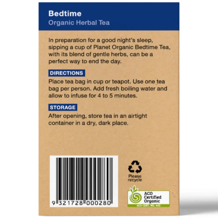 Planet Organic Bedtime Tea 25tb