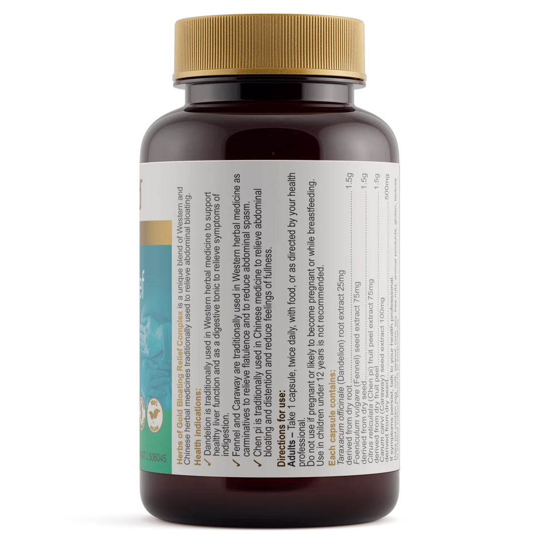 Herbs Of Gold Bloating Relief Complex 60c