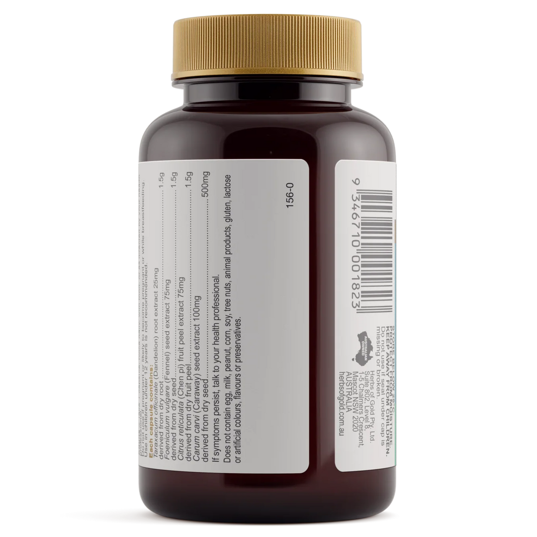 Herbs Of Gold Bloating Relief Complex 60c