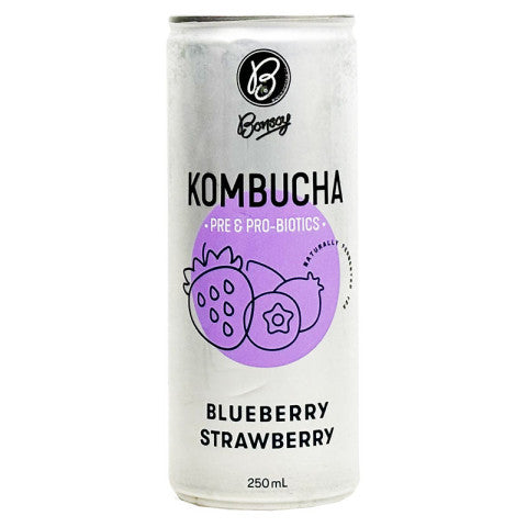 Bonsoy Kombucha Blueberry Strawberry 250ml