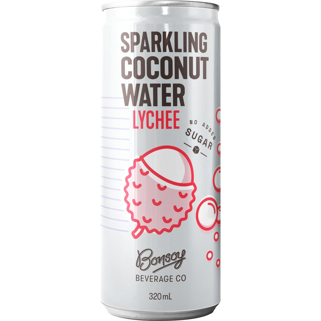 Bonsoy Sparkling Coconut Water Lychee 320ml