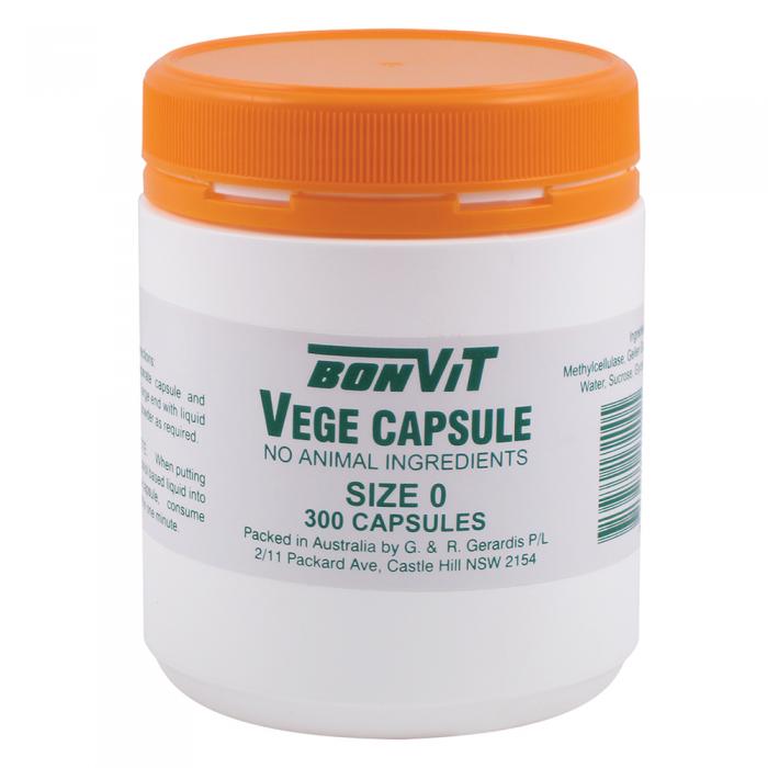 Bonvit Bonvit Empty Vege Capsules 300c – About Me Organics