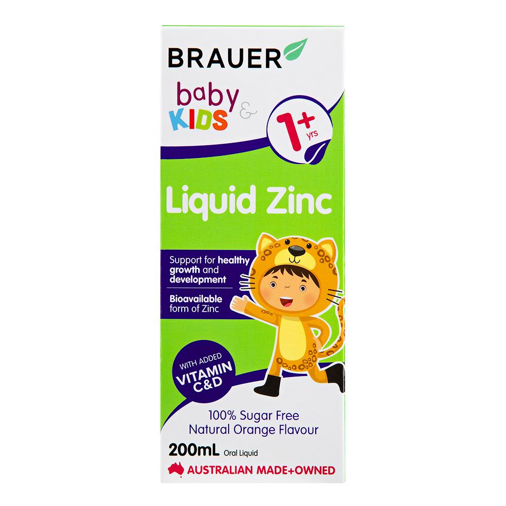 Brauer Baby And Kids Liquid Zinc 200ml