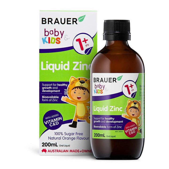 Brauer Baby And Kids Liquid Zinc 200ml