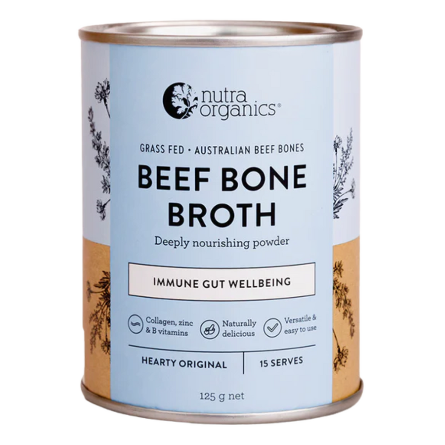 Nutra Organics Beef Bone Broth Turmeric 125g
