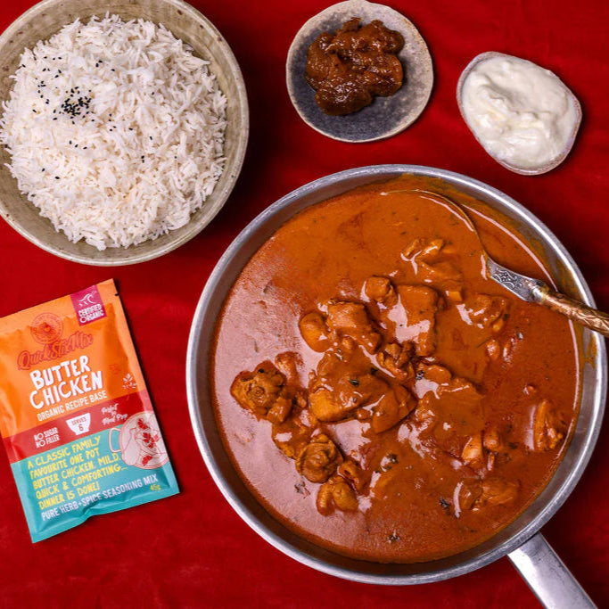 Love My Earth Quick Stix Mix Organic Recipe Base Butter Chicken 45g