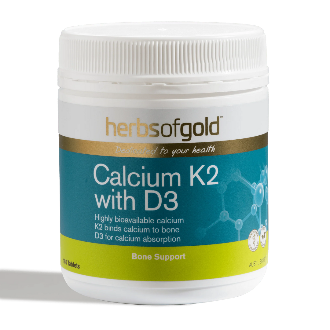 Herbs Of Gold Calcium K2 + D3 90t