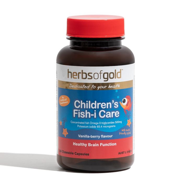 Herbs Of Gold Childrens Fish-i Chewable 60t