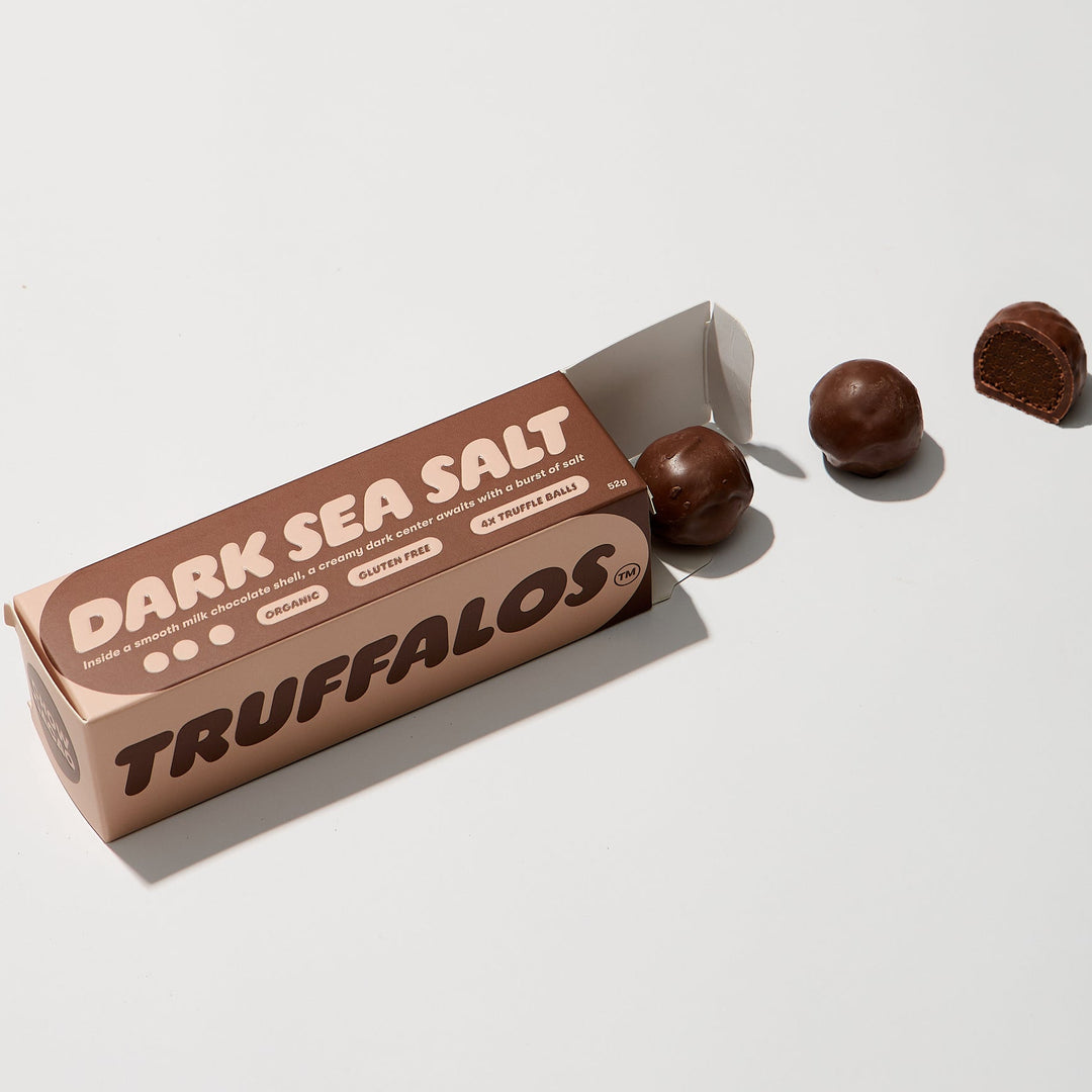 Chow Cacao Truffalos Dark Sea Salt 4 Pack 52g