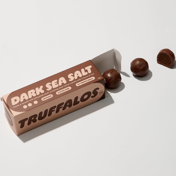 Chow Cacao Truffalos Dark Sea Salt 4 Pack 52g