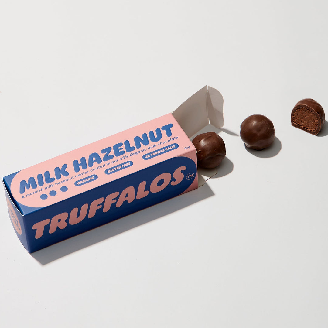Chow Cacao Truffalos Milk Hazelnut 4 Pack 52g