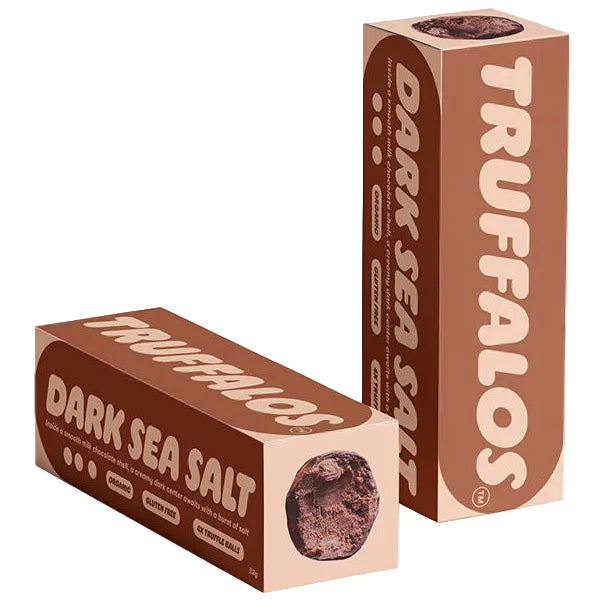 Chow Cacao Truffalos Dark Sea Salt 4 Pack 52g