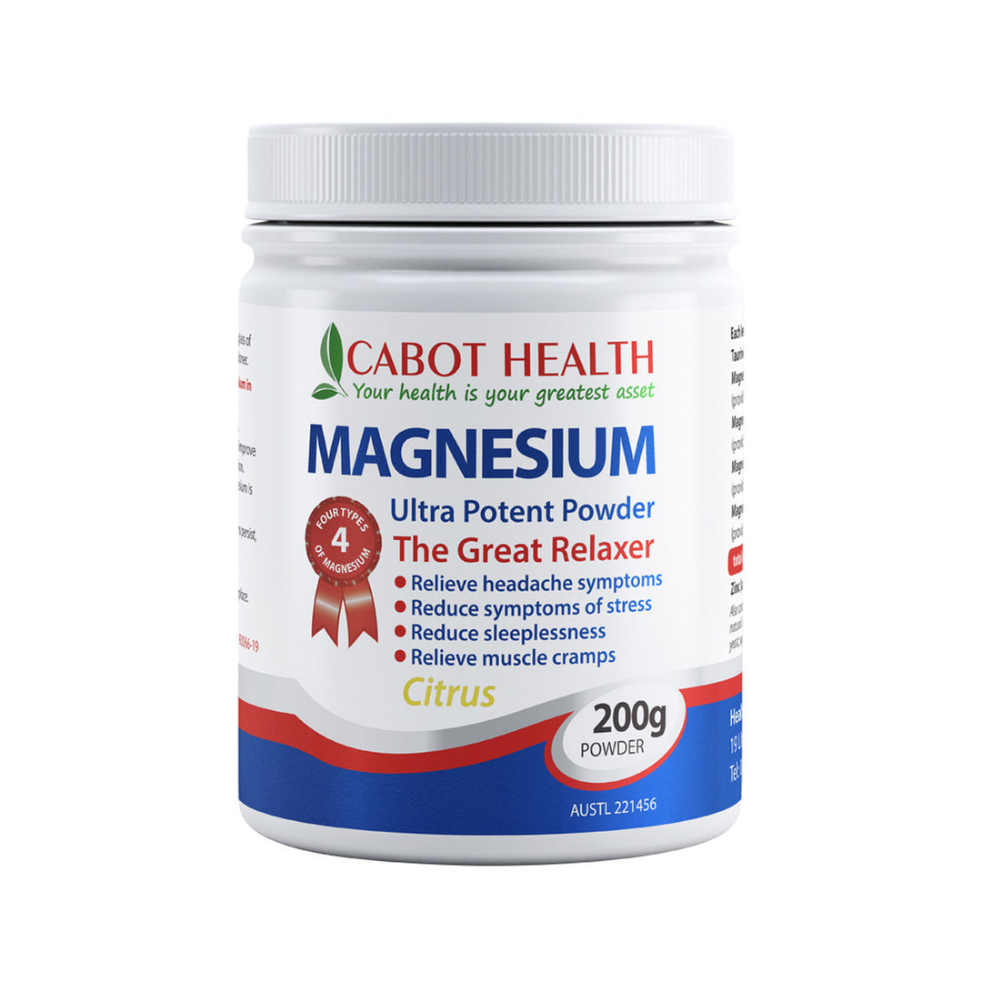 Cabot Health Magnesium Citrus Powder