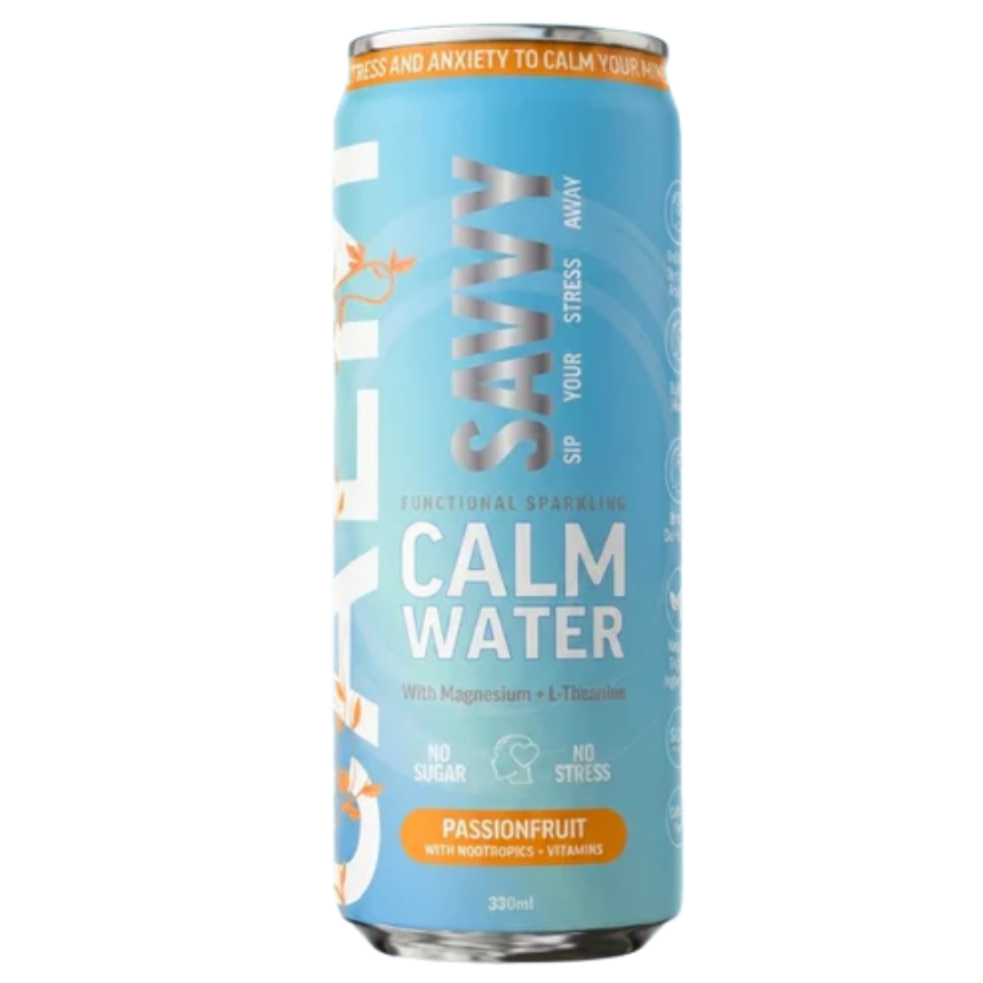 Savvy Calm Sparkling Water Passionflower 320ml