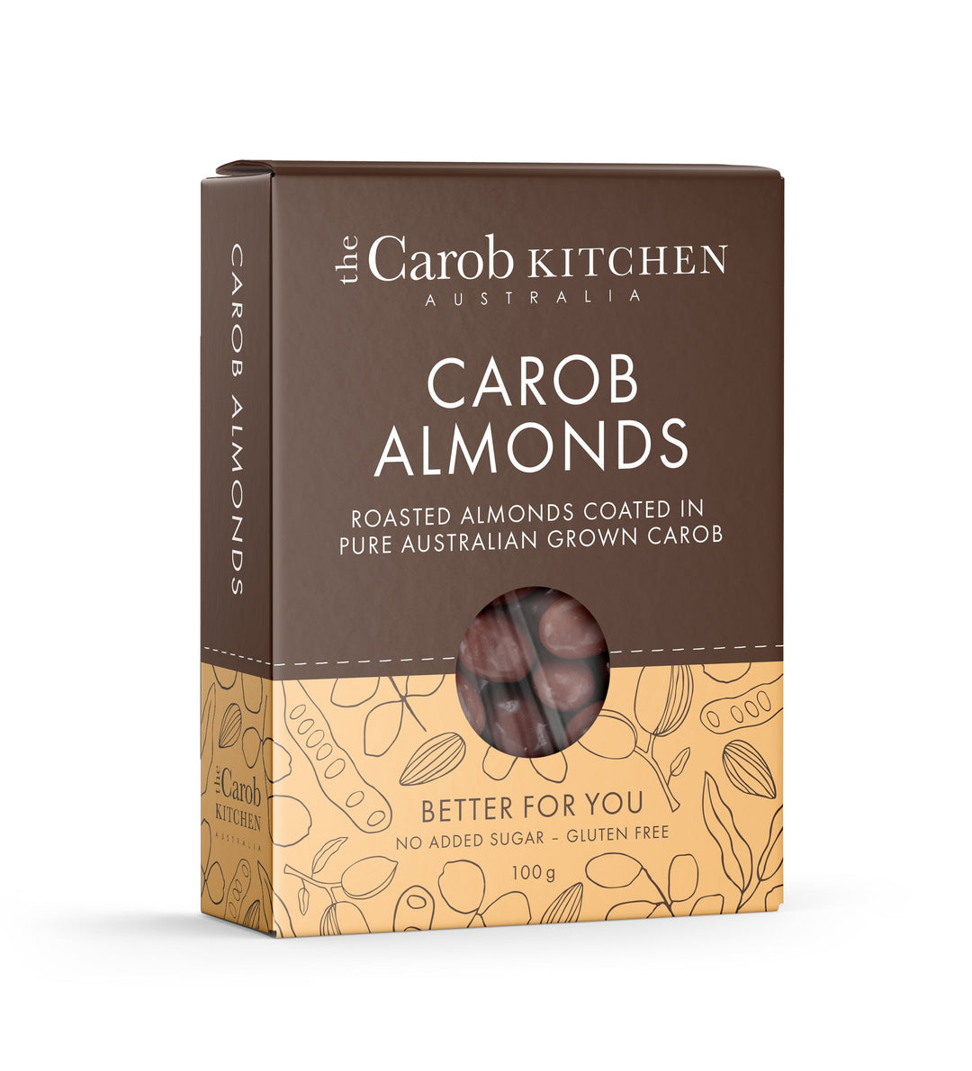 Carob Kitchen Carob Coated Almonds 100g